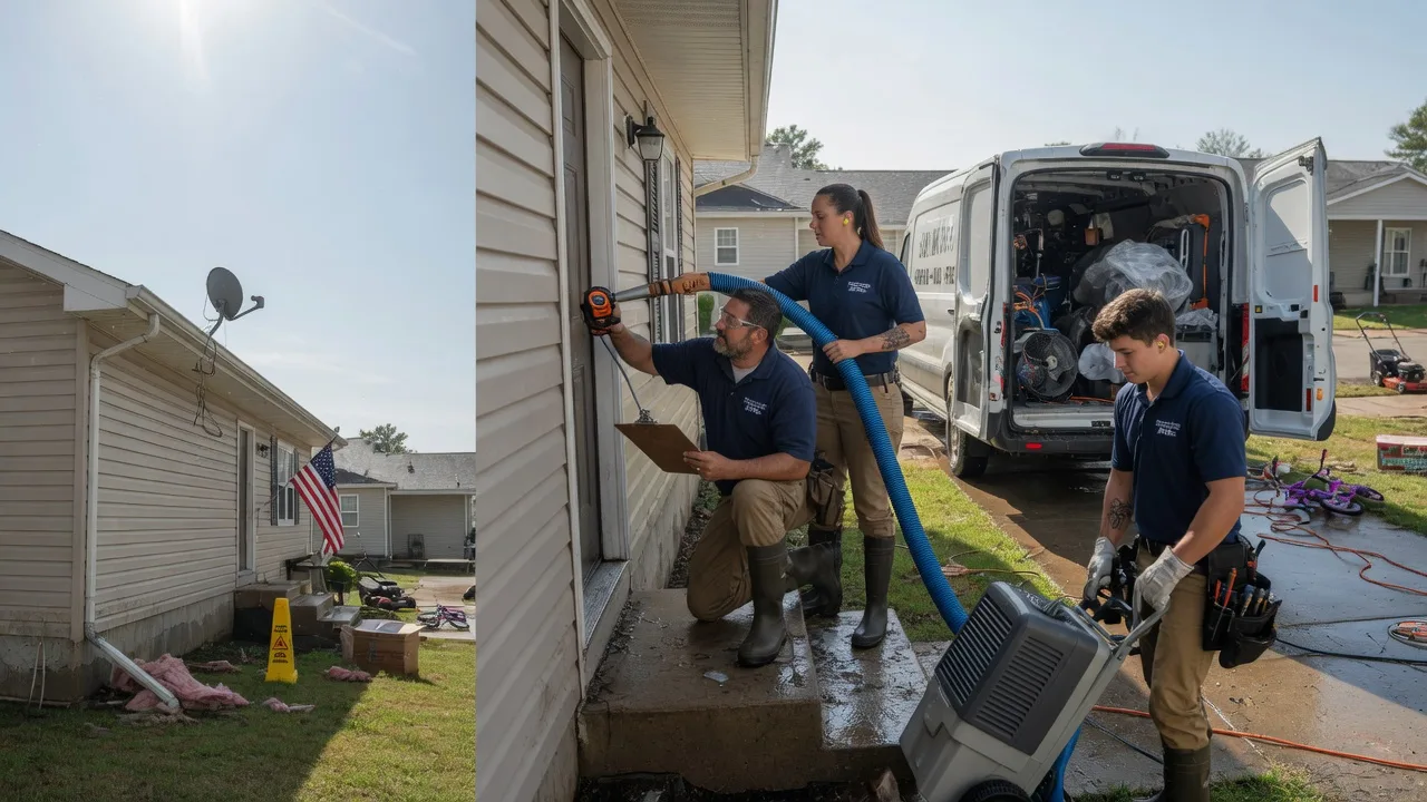 Ceiling Water Damage Restoration in Dunlo, PA near me